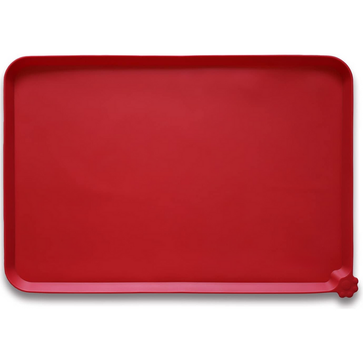 Waterproof Pet Feeding Mat - Protect Your Floors Now!-Red-48 x 30 cm-State of Style