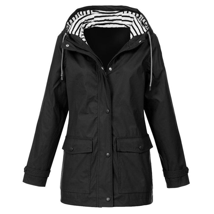 Waterproof Raincoat For Women | Stylish & Practical-Black-S-State of Style