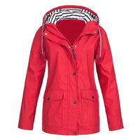 Waterproof Raincoat For Women | Stylish & Practical-Red-S-State of Style