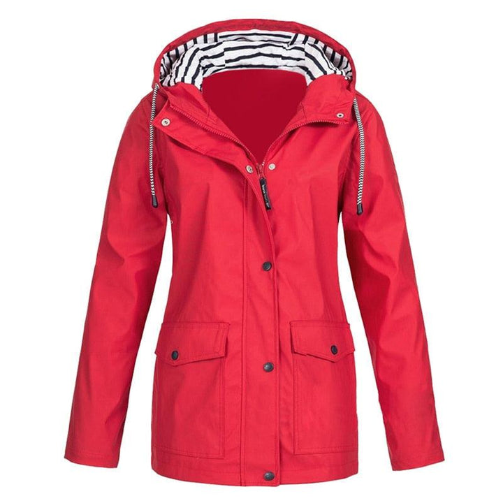 Waterproof Raincoat For Women | Stylish & Practical-Red-S-State of Style