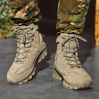 Waterproof Tactical Work Boots with Anti-Puncture – TrailForce Tactical-Beige-6-State of Style