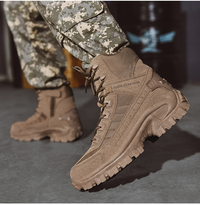 Waterproof Tactical Work Boots with Anti-Puncture – TrailForce Tactical-Beige-6-State of Style