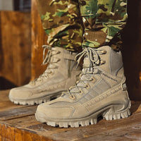 Waterproof Tactical Work Boots with Anti-Puncture – TrailForce Tactical-Beige-6-State of Style
