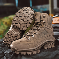 Waterproof Tactical Work Boots with Anti-Puncture – TrailForce Tactical-Brown-6-State of Style
