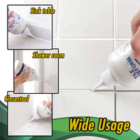 Waterproof Tile Grout Repair Gel - TileFix-White-0.16 L-State of Style