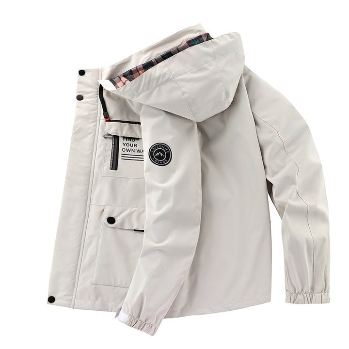Waterproof Titanium Jacket - Aiden-White-XS-State of Style