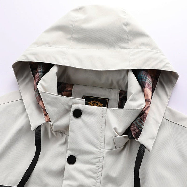 Waterproof Titanium Jacket - Aiden-White-XS-State of Style