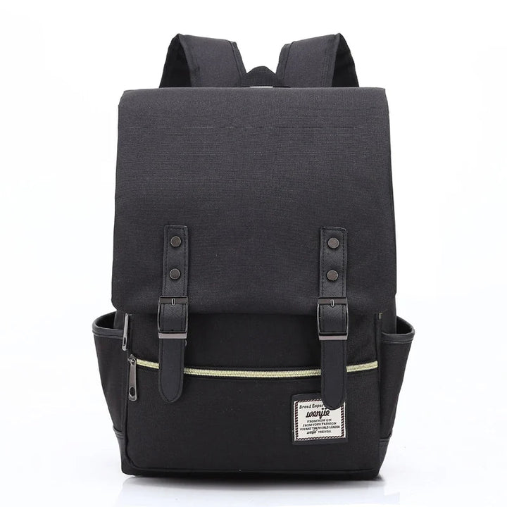 Waterproof Unisex Oxford Backpack – Valtro-Black-State of Style