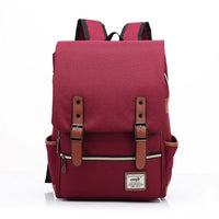 Waterproof Unisex Oxford Backpack – Valtro-Bordeaux red-State of Style