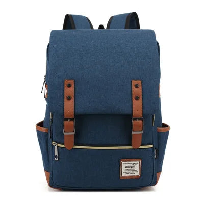 Waterproof Unisex Oxford Backpack – Valtro-Dark blue-State of Style