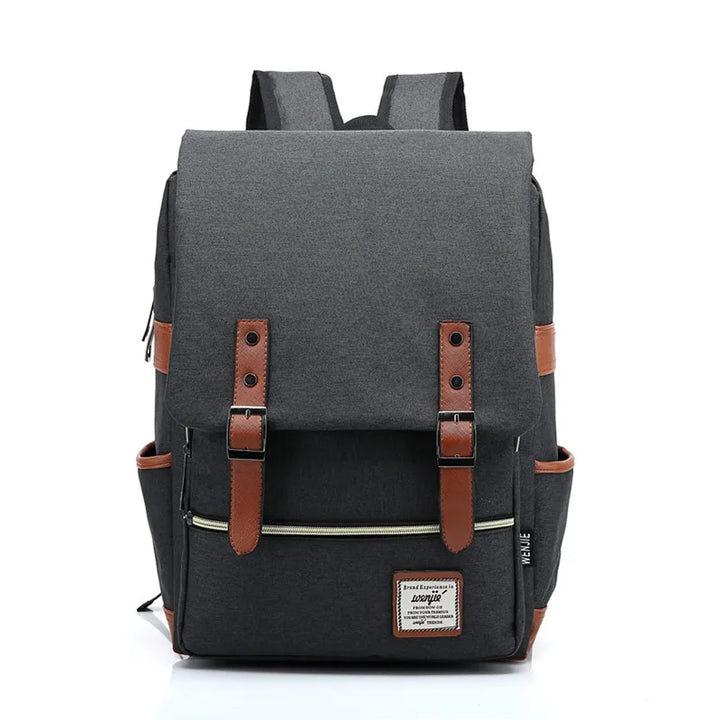 Waterproof Unisex Oxford Backpack – Valtro-Dark grey-State of Style