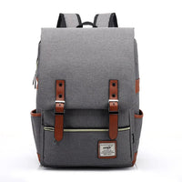 Waterproof Unisex Oxford Backpack – Valtro-Light grey-State of Style