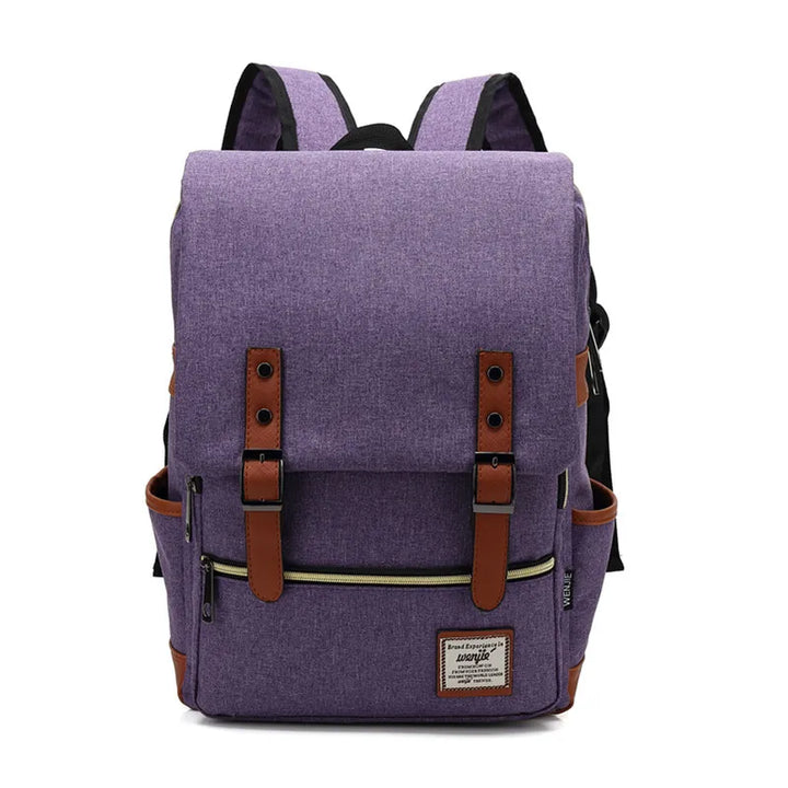 Waterproof Unisex Oxford Backpack – Valtro-Purple-State of Style