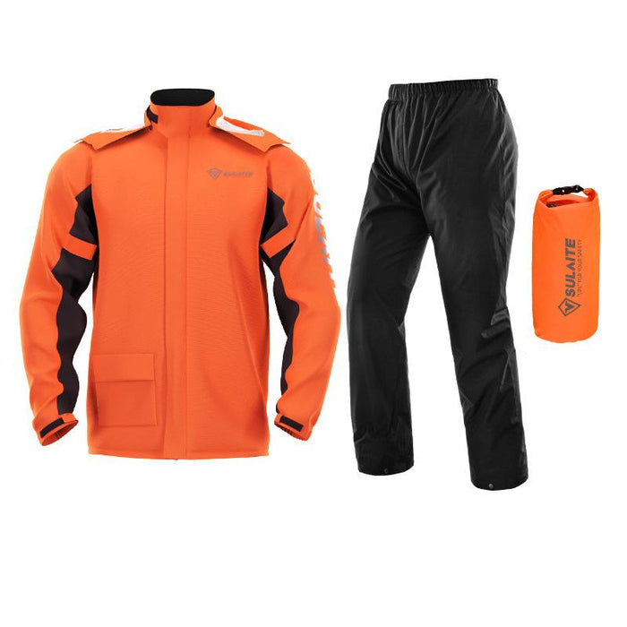 Waterproof Unisex Rain Suit – Stormex-Orange-M-State of Style
