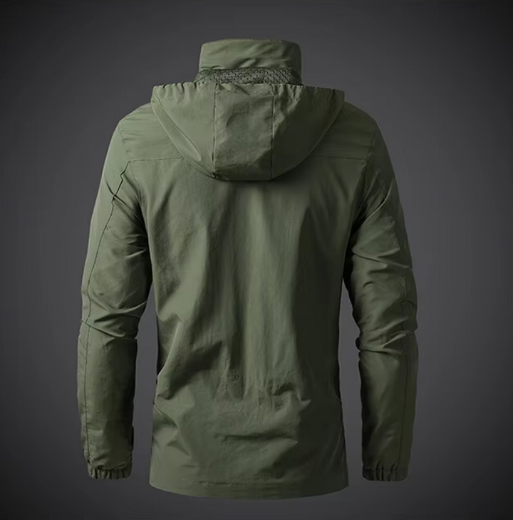 Waterproof & Windproof Men's Jacket – Arvid-Black-S-State of Style
