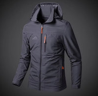 Waterproof & Windproof Men's Jacket – Arvid-Black-S-State of Style