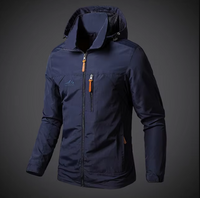 Waterproof & Windproof Men's Jacket – Arvid-Black-S-State of Style