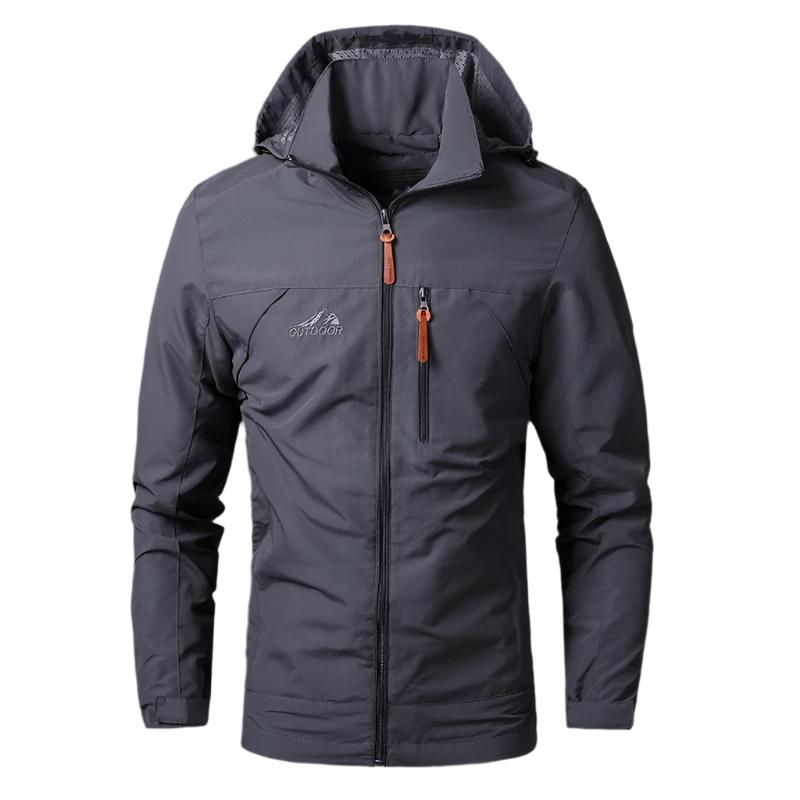 Waterproof & Windproof Men's Jacket – Arvid-Gray-S-State of Style