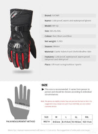 Waterproof Winter Motorcycle Gloves - ShieldRide-Black-M-State of Style