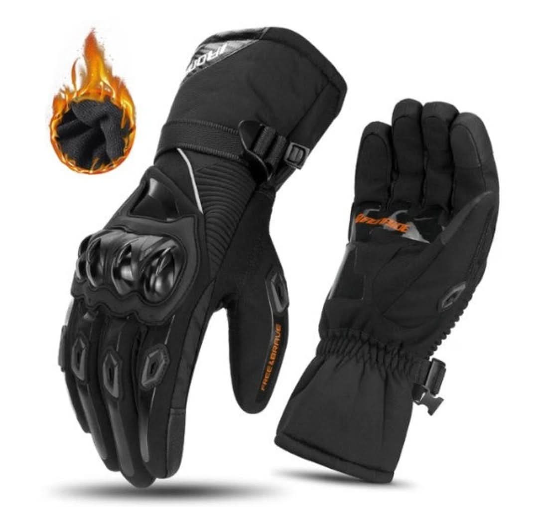 Waterproof Winter Motorcycle Gloves - ShieldRide-Black-M-State of Style
