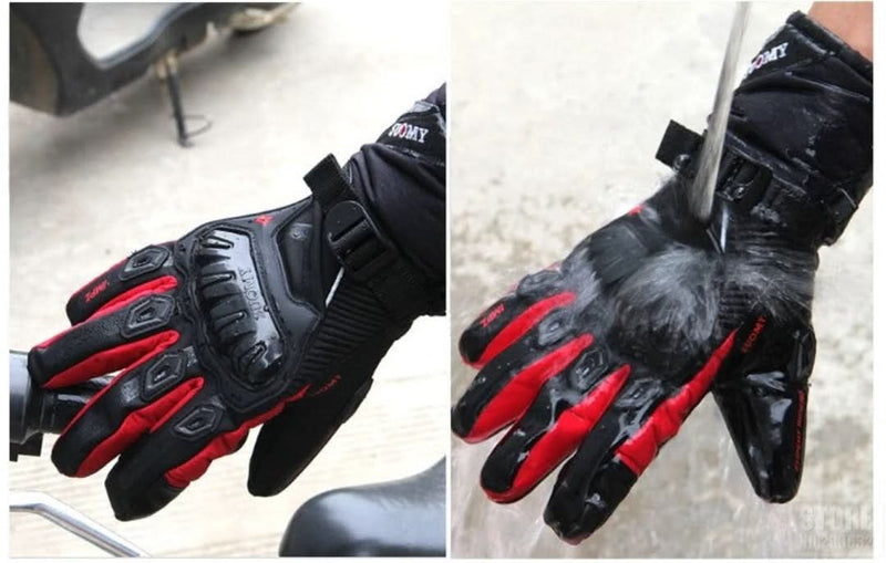 Waterproof Winter Motorcycle Gloves - ShieldRide-Black-M-State of Style
