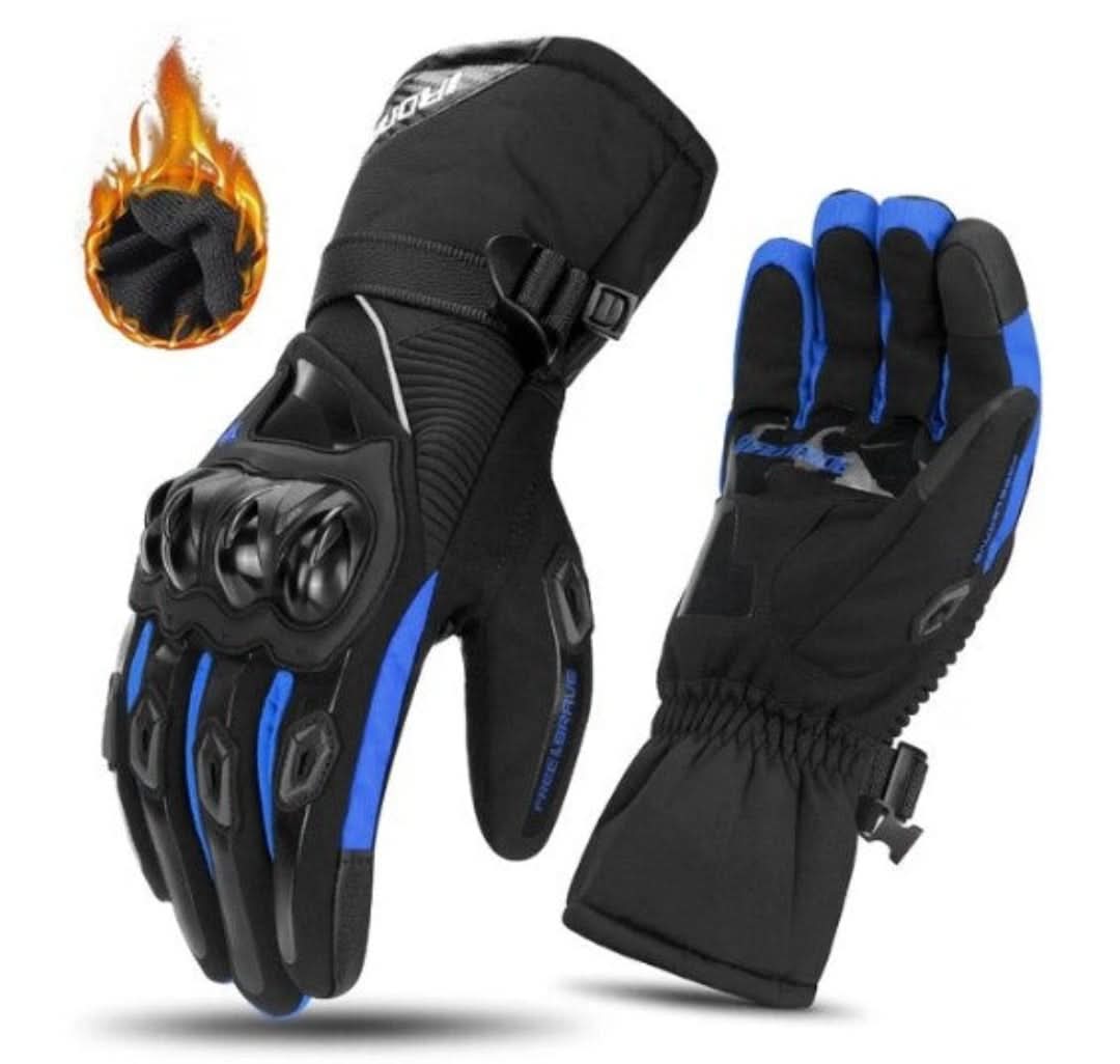 Waterproof Winter Motorcycle Gloves - ShieldRide-Blue-M-State of Style
