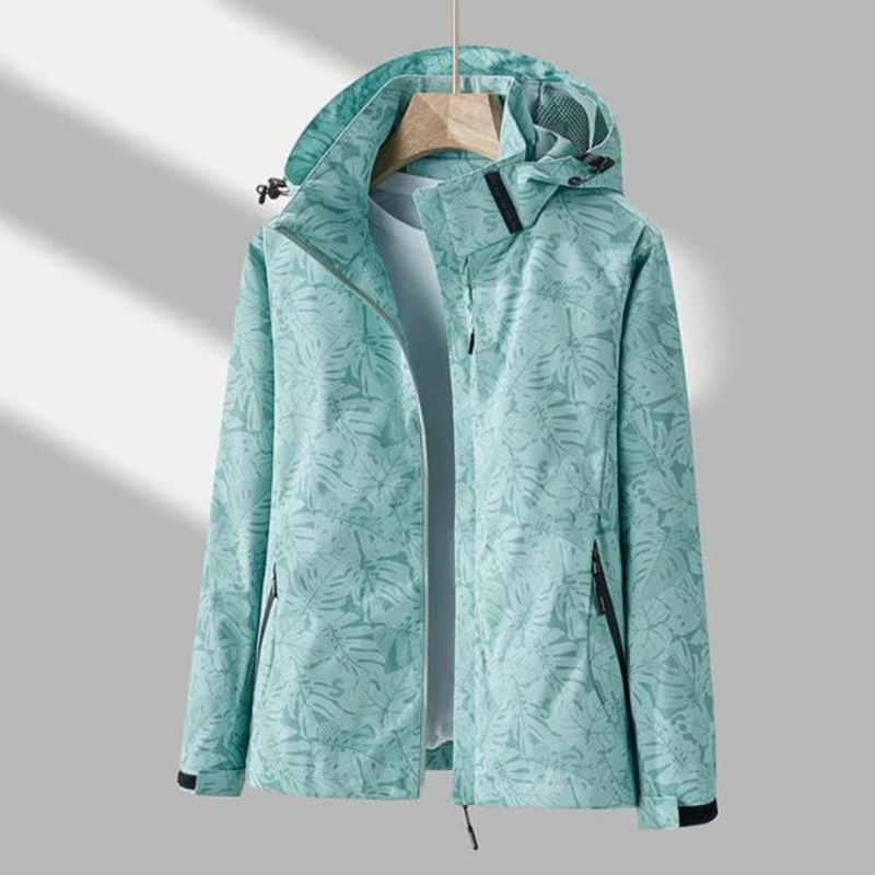 Waterproof Women's Windbreaker - Sophie-Blue-M-State of Style