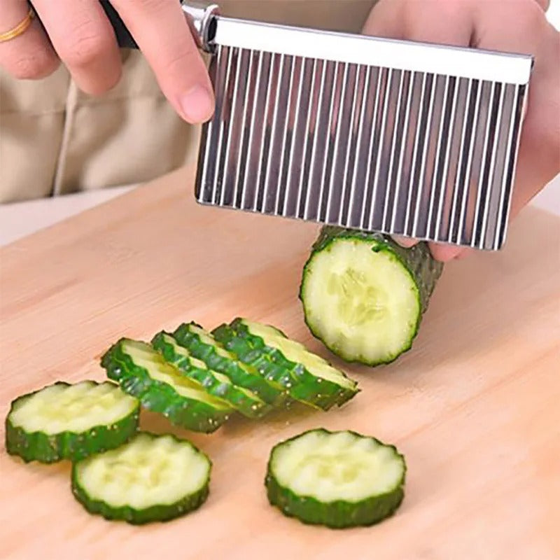 WaveCut Stainless Steel Vegetable Knife-State of Style