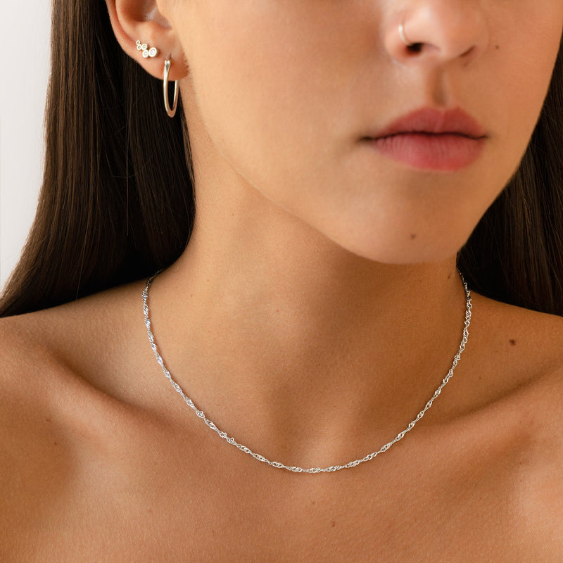 Wavy Necklace - Aurélie-Gold-State of Style