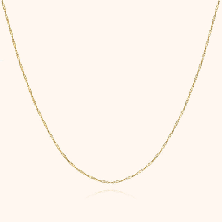 Wavy Necklace - Aurélie-Gold-State of Style
