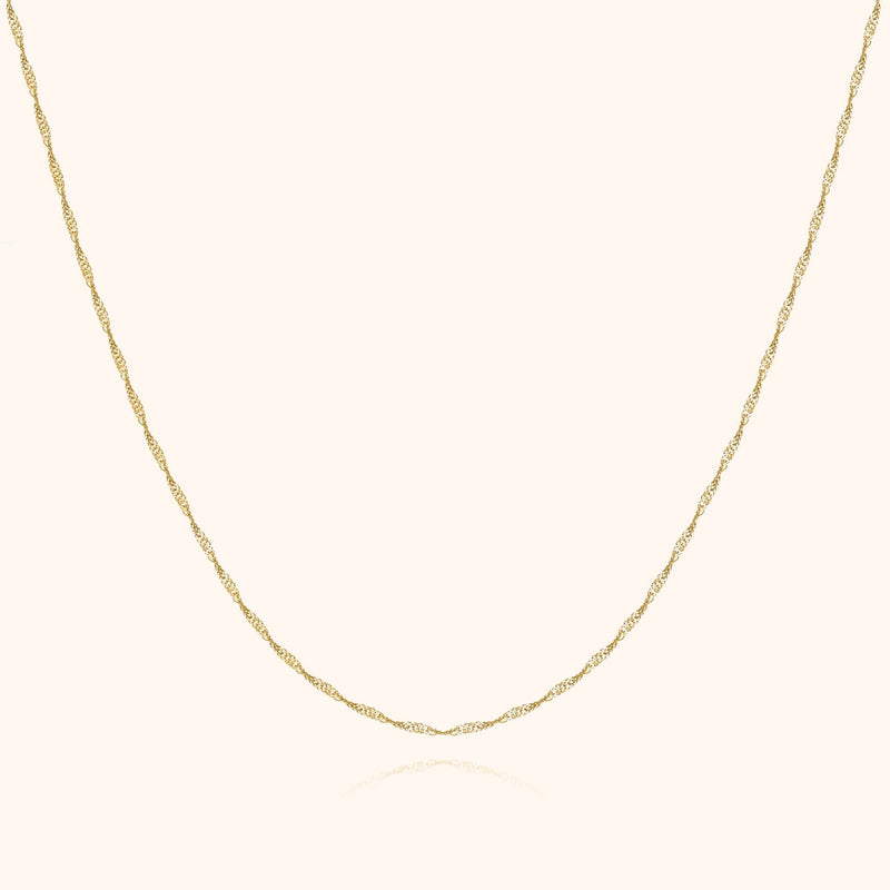 Wavy Necklace - Aurélie-Gold-State of Style