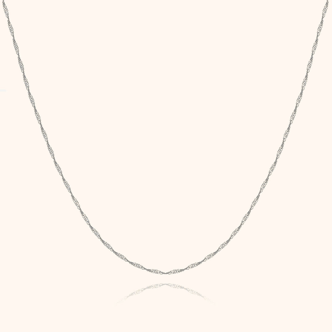 Wavy Necklace - Aurélie-Silver-State of Style