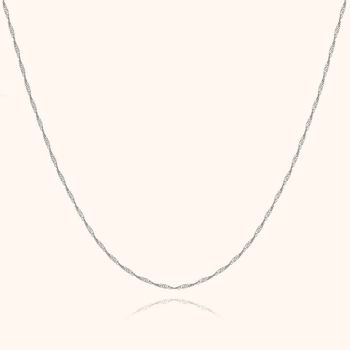 Wavy Necklace - Aurélie-Silver-State of Style
