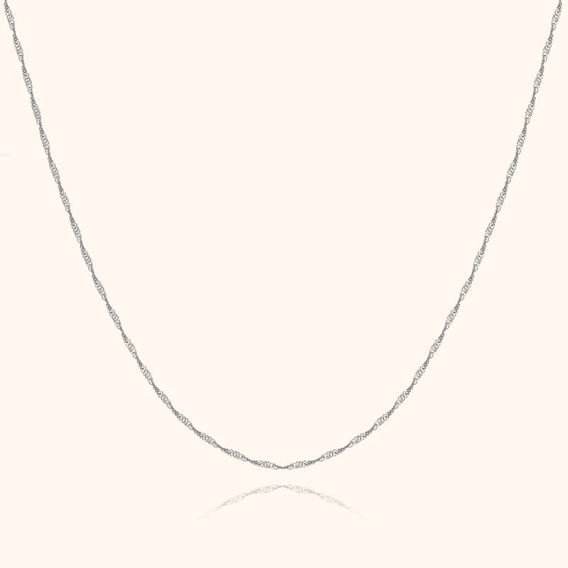 Wavy Necklace - Aurélie-Silver-State of Style