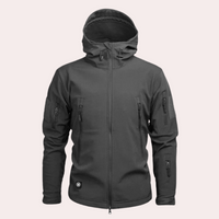 Weather-resistant Outdoor Jacket for Men - Orson-Grey-S-State of Style