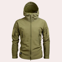 Weather-resistant Outdoor Jacket for Men - Orson-Khaki-S-State of Style