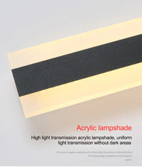 Weather-resistant Outdoor Wall Lamp - RainGuard Light-Warm White-30 x 9cm 9W-State of Style