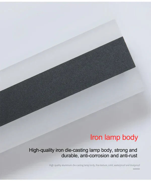 Weather-resistant Outdoor Wall Lamp - RainGuard Light-Warm White-30 x 9cm 9W-State of Style