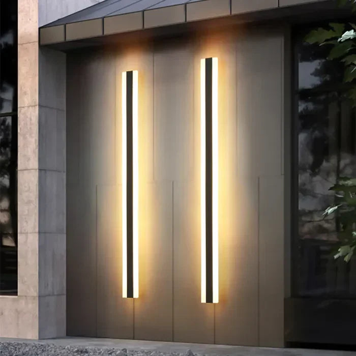Weather-resistant Outdoor Wall Lamp - RainGuard Light-Warm White-30 x 9cm 9W-State of Style