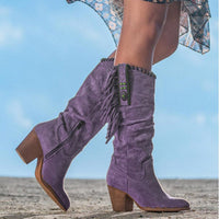 Western Boots - Janna-Purple-3-State of Style