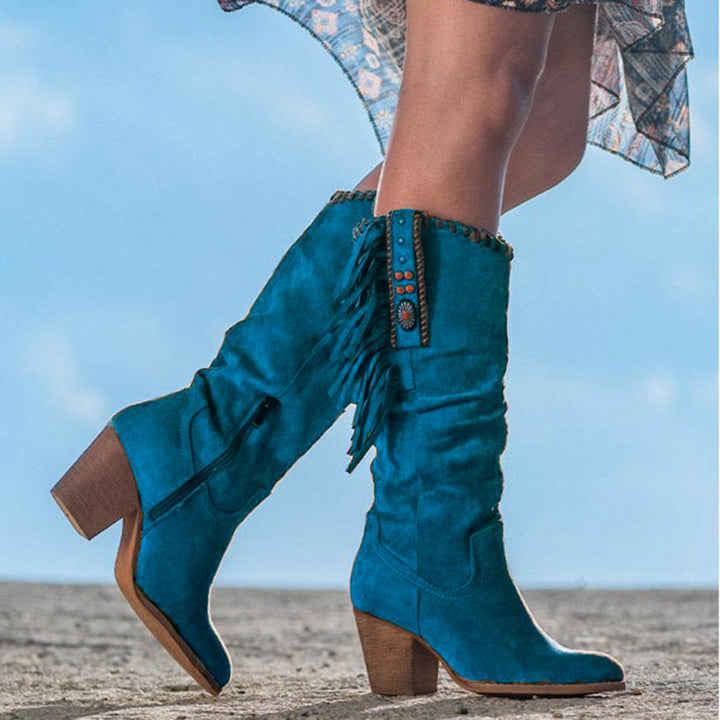 Western Boots - Janna-Turquoise-3-State of Style