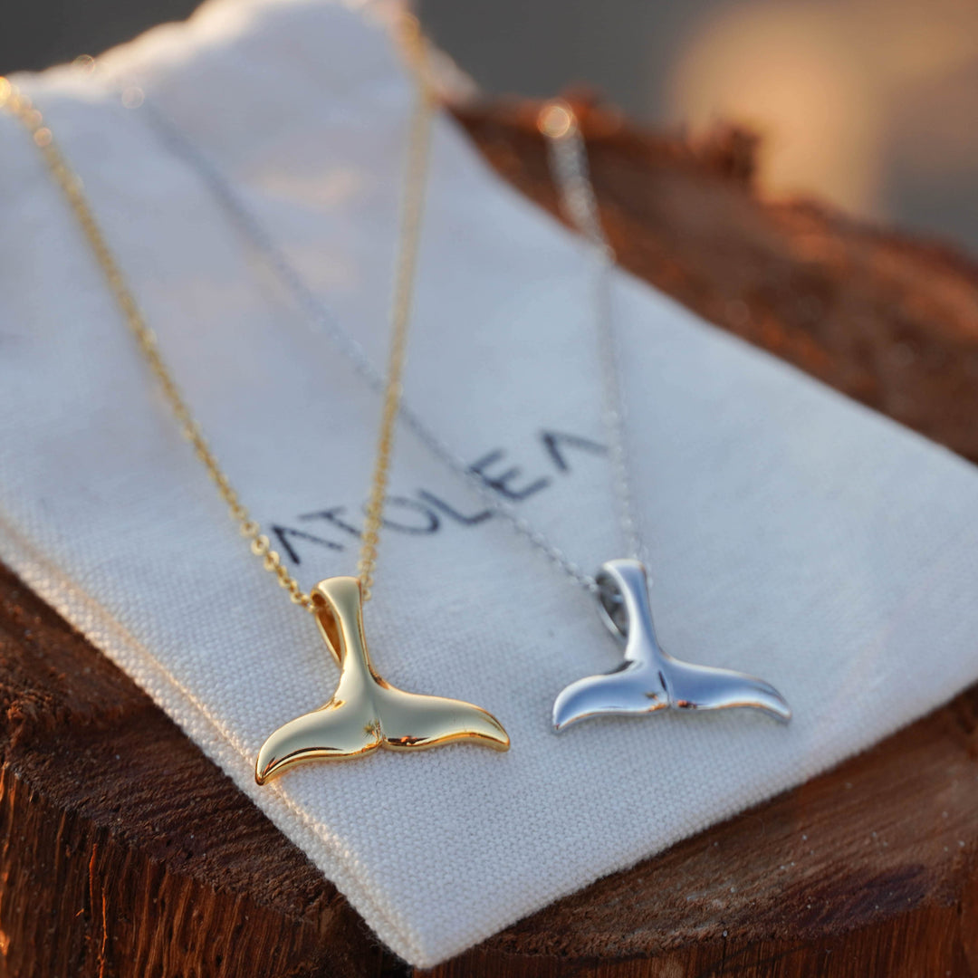 Whale Tail Necklace - Elara-Gold-State of Style