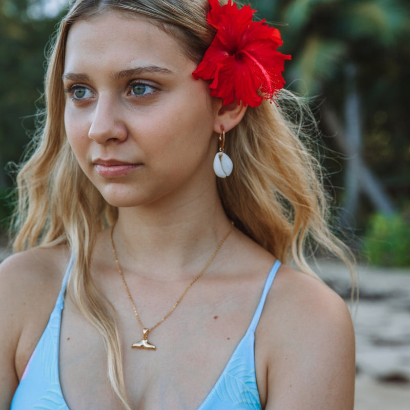 Whale Tail Necklace - Elara-Silver-State of Style