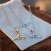 Whale Tail Necklace - Elara