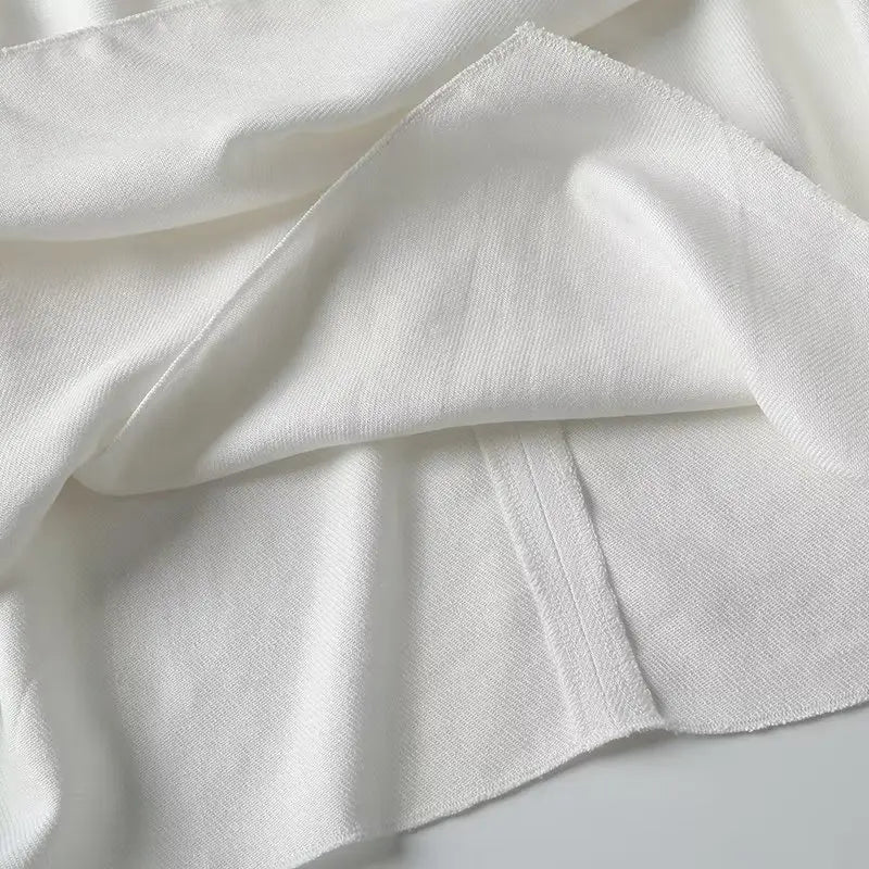 White airy & stylish sleeveless linen blouse for women – Amira-S-State of Style