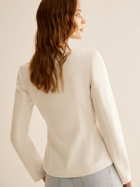 White Slim Fit Ladies Blazer - Clara-XS-State of Style