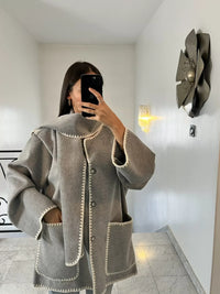 Ladies' long wool coat for autumn – Amelie
