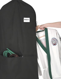 Water-Repellent Zippered Garment Bag with Accessory Pocket – Buy 1, Take 1 FREE