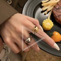 Wide Heart Elegance Ring | Women's Jewellery-Karoline-State of Style