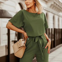 Wide Leg Jumpsuit | Astrid | Trendy and Comfortable-Red-XS-State of Style